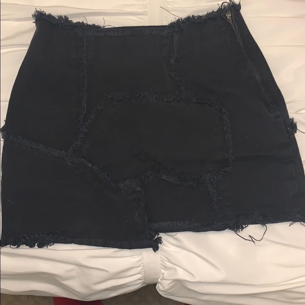 Urban Outfitters denim patchwork skirt